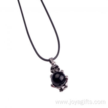 Antique Skull Onyx Jewelery Accessories Pendant Necklace